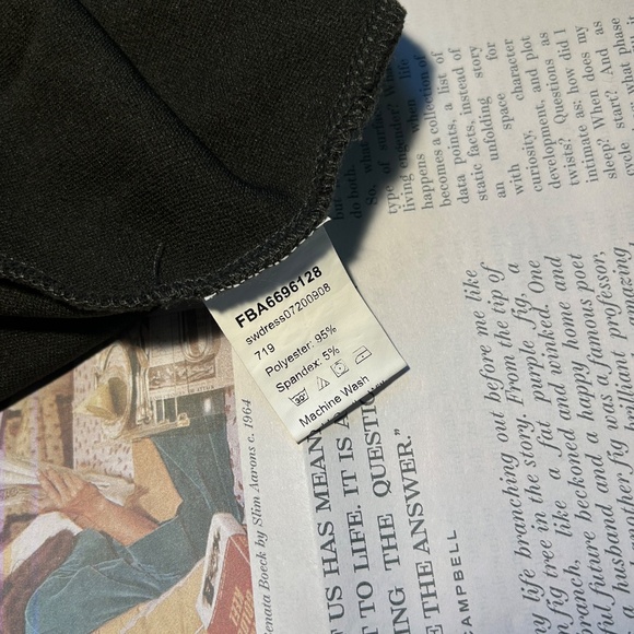 Olive green skater mini dress - Picture 4 of 5